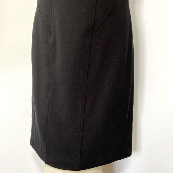 Helmut Lang Dress Black Cold Shoulder Body Con NWOT Sz Medium - Picture 5 of 9